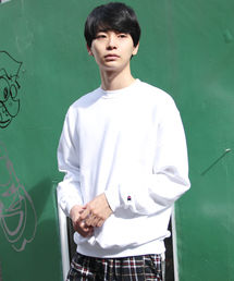 Champion PULLOVER オーバーサイズ プルオーバー クルーネック スウェット
