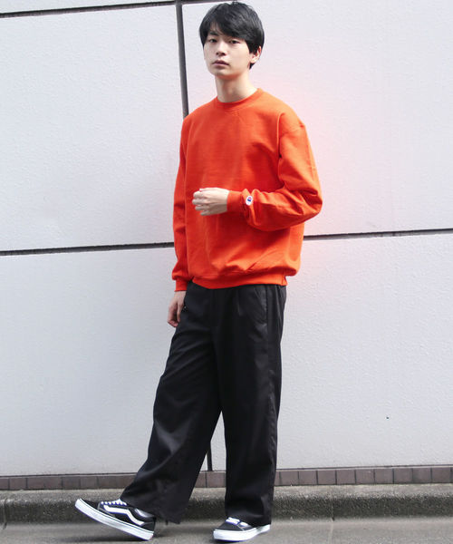 Champion(チャンピオン)の「Champion PULLOVER オーバーサイズ プルオーバー クルーネック スウェット(スウェット・メンズ・ホワイト/ワイン/ブルー/チャコール/ネイビー/グレー/ダークグリーン/ブラック/オレンジ/レッド・L/M/XL/XXL/XXX-LARGE)」の11枚目の写真