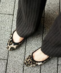 LE TALON | スクエアレオパードバレエ◆(バレエシューズ)