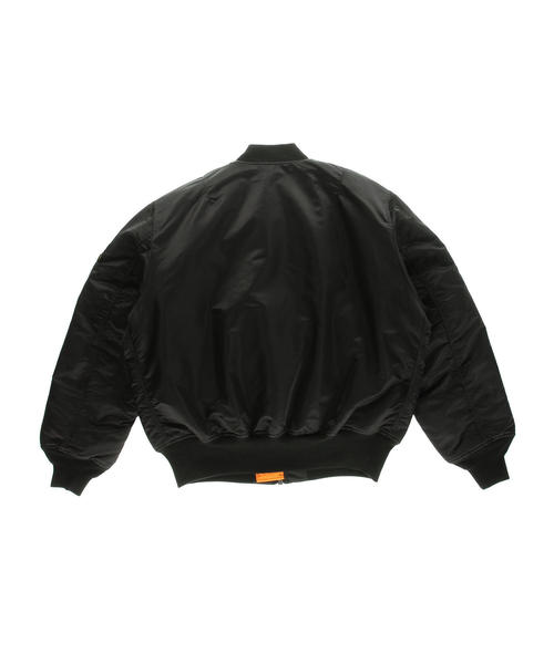 Alpha Industries（アルファインダストリーズ）の「＜ALPHA INDUSTRIES＞ MA-1 BLOOD CHIT/ブルゾン（MA-1・メンズ・ブラック/オリーブ・MEDIUM/X-LARGE/LARGE）」の9枚目の写真