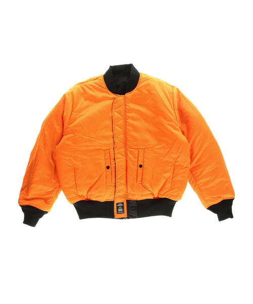 Alpha Industries（アルファインダストリーズ）の「＜ALPHA INDUSTRIES＞ MA-1 BLOOD CHIT/ブルゾン（MA-1・メンズ・ブラック/オリーブ・MEDIUM/X-LARGE/LARGE）」の10枚目の写真