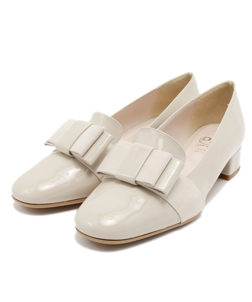 ROSE BUD（ローズバッド）の「(DMG) 9313 OPERA PUMPS FLAT SHOES（パンプス・レディース・ブラック/ボルドー/アイボリー・36/37/38/39）」の2枚目の写真
