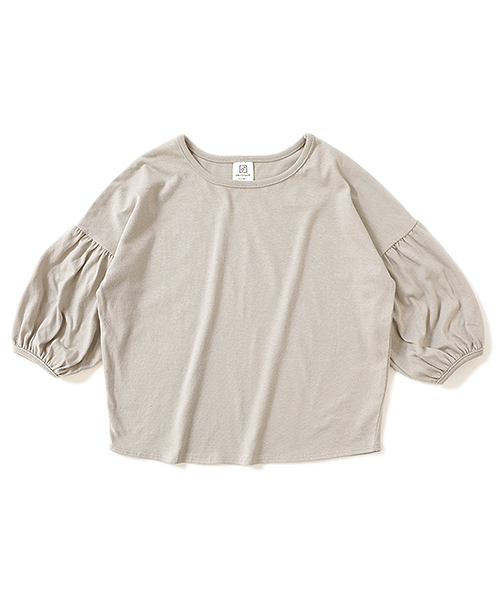 devirock(デビロック)の「袖バルーン8分袖Tシャツ(Tシャツ/カットソー・キッズ・モカ/グレー系その他/ピンク系その他/スミクロ・110cm/100cm/120cm/130cm/140cm/150cm/160cm)」の12枚目の写真