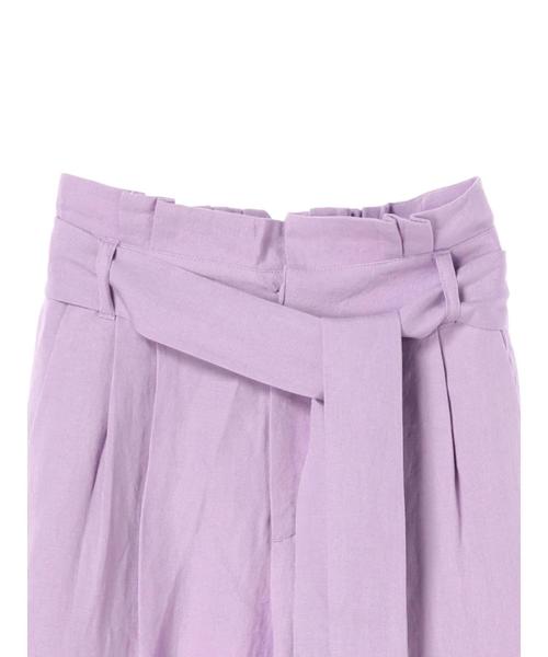 YECCA VECCA（イェッカヴェッカ）の「P.レーヨンリネンワイドパンツ 〇（その他パンツ・レディース・ラベンダー/ブラウン/ライトベージュ・FREE）」の22枚目の写真