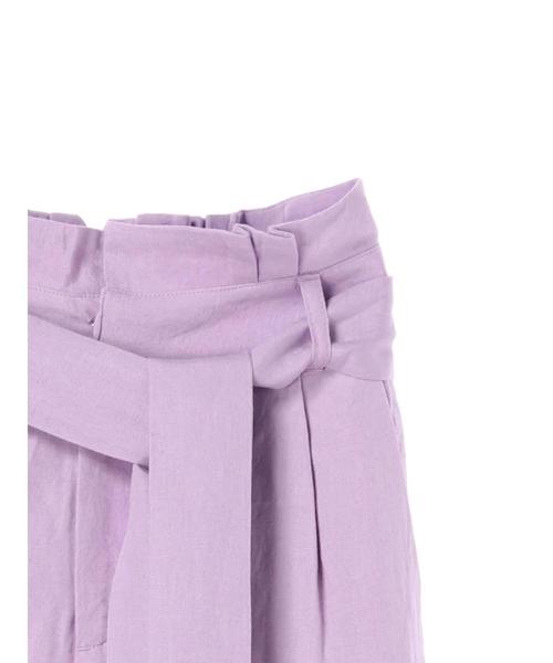 YECCA VECCA（イェッカヴェッカ）の「P.レーヨンリネンワイドパンツ 〇（その他パンツ・レディース・ラベンダー/ブラウン/ライトベージュ・FREE）」の18枚目の写真