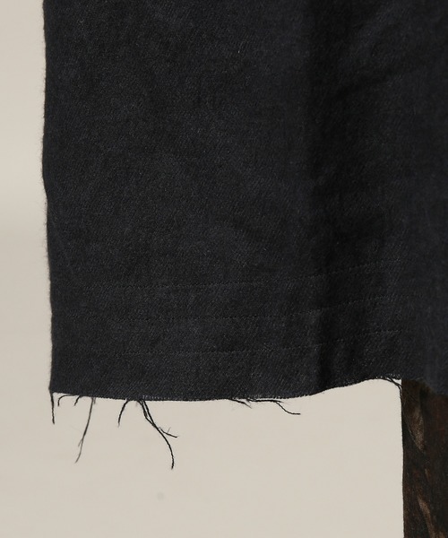 SASQUATCHfabrix.(サスクワァッチファブリックス)の「SASQUATCHFABRIX PRIMITIVE N/W PONCHO(その他トップス・メンズ・ブラック/ボルドー・FREE)」の11枚目の写真