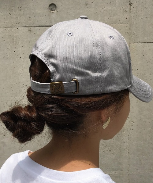 newhattan（ニューハッタン）の「【newhattan】ニューハッタン/6panelキャップ（キャップ・レディース・ブラック/カーキ/ベージュ/オリーブ/グレー/ホワイト/モスグリーン/ワインレッド/キャメル・フリー）」の3枚目の写真