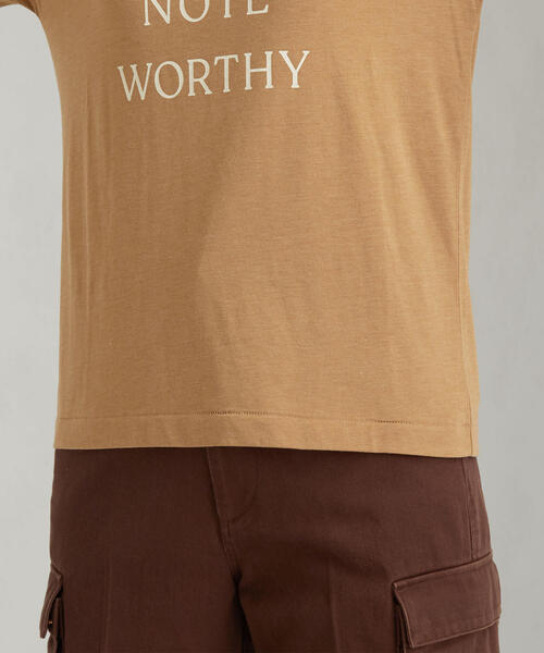 green label relaxing（グリーンレーベルリラクシング）の「SC プリント ショートスリーブ Tシャツ（Tシャツ/カットソー・レディース・オフホワイト/ダークグレー/ベージュ・FREE）」の14枚目の写真