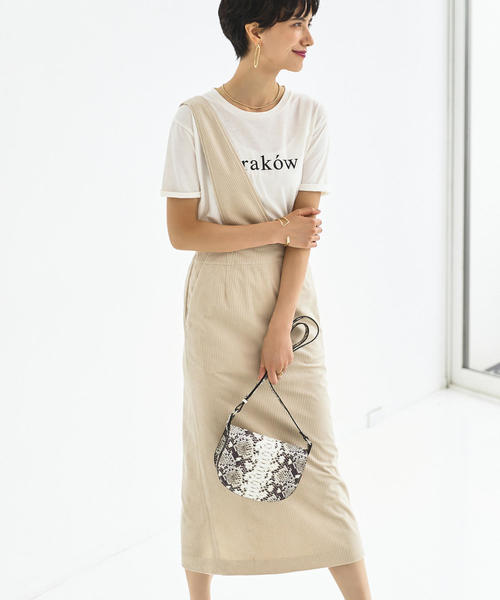 green label relaxing（グリーンレーベルリラクシング）の「SC プリント ショートスリーブ Tシャツ（Tシャツ/カットソー・レディース・オフホワイト/ダークグレー/ベージュ・FREE）」の20枚目の写真