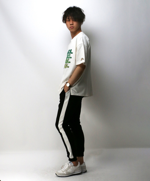 VENCEEXCHANGE(ヴァンスエクスチェンジ)の「【KANGOL】 カンゴール ロゴプリントワイドTシャツ(Tシャツ/カットソー・メンズ・ブラウン/グリーン・MEDIUM/LARGE/L)」の5枚目の写真