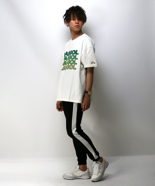 VENCEEXCHANGE(ヴァンスエクスチェンジ)の「【KANGOL】 カンゴール ロゴプリントワイドTシャツ(Tシャツ/カットソー・メンズ・ブラウン/グリーン・MEDIUM/LARGE/L)」の7枚目の写真