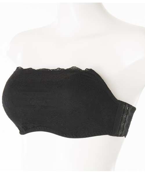 PEACH JOHN(ピーチジョン)の「【脇肉すっきり、安定感抜群でズレ知らず。谷間を隠すストラップレス】谷間見せないレーシィストラップレス(ブラジャー・レディース・オフホワイト/ネイビー/ブラック/ピンク・C75/D70/D75/B75/C70/B70/E70/D65/C65/E65/B65/E75/C80/B80/D80)」の10枚目の写真