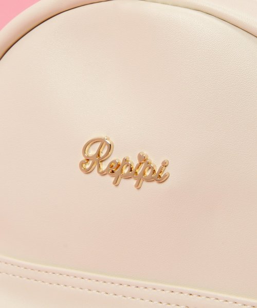 repipi armario(レピピ アルマリオ)の「サイドアミアゲPUリュック(バックパック/リュック・キッズ・ホワイト/ブラック/グレー・FREE)」の13枚目の写真