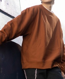 WEGO/【WEB限定】カラービッグシルエットプルオーバースウェット