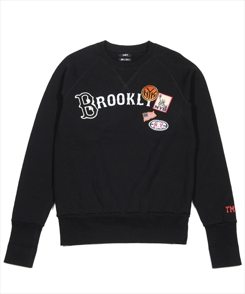TMT BROOKLYN スウェットシャツ 黒 XL TMT BROOKLYN スウェットシャツ 黒 XL