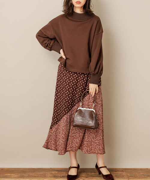 natural couture（ナチュラルクチュール）の「２ＷＡＹクロコガマ口バッグ（ショルダーバッグ・レディース・ブラック/ベージュ/ブラウン・FREE）」の11枚目の写真