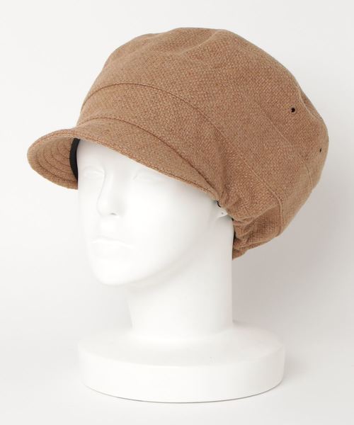 PHATEE（ファッティー）の「【PHATEE】ファティー NEW CAP RECYCLE WOOL（キャップ・メンズ・チャコールグレー/ブラック/ネイビー/キャメル・ONESIZE）」の4枚目の写真
