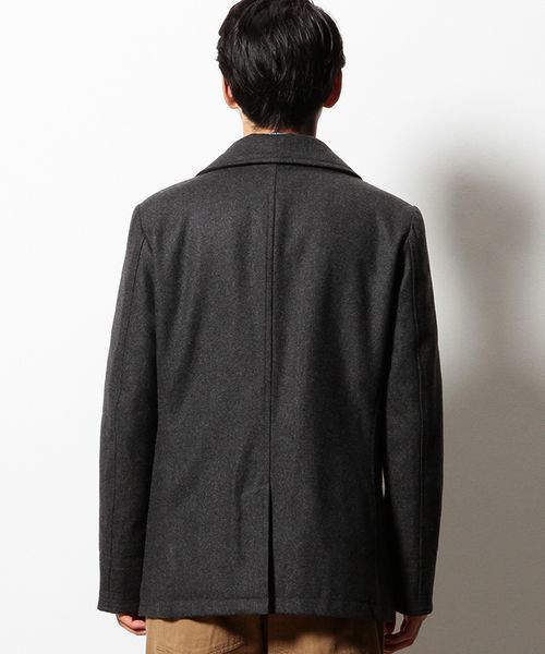 coen(コーエン)の「【MBC】メルトン中綿Pコート(ピーコート・メンズ・ネイビー/ダークグレー・LARGE/X-LARGE/MEDIUM/SMALL)」の13枚目の写真