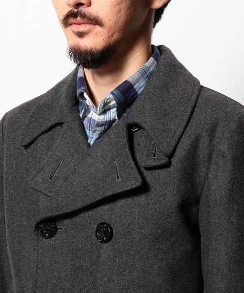 coen（コーエン）の「【MBC】メルトン中綿Pコート（ピーコート）」 - WEAR