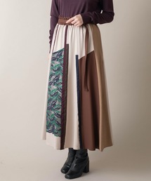 miniyu | La SRIC/テープ＋レースフレアスカート(スカート)