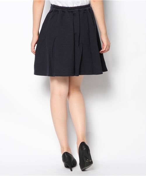 OUTLET（アウトレット）の「【CIAOPANIC TYPY】スエットパイピングギャザースカート（スカート・レディース・グレー/ネイビー・FREE）」の4枚目の写真