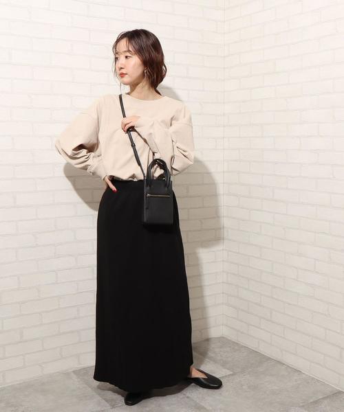 coen（コーエン）の「【WEB限定】ミニスクエアバッグ（ミニバッグ/ポシェット）（ショルダーバッグ・レディース・ホワイト/ブラック/モカ/ベージュ/コバルトブルー/イエロー/オレンジ・FREE）」の22枚目の写真