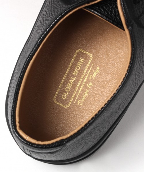 GLOBAL WORK(グローバルワーク)の「プレーントゥスニーカー/868407(スニーカー・メンズ・ブラック/ベージュ/ネイビー・MEDIUM/LARGE)」の11枚目の写真