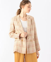 BUYING WEAR�i�o�C�C���O�E�F�A�j�́uforte_forte �`�F�b�N�_�u���u���X�g�W���P�b�g�i�e�[���[�h�W���P�b�g�j�v