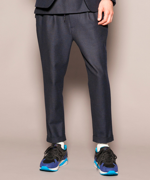 MONKEY TIME（モンキータイム）の「MT ∴ TW/レーヨン ツイル 2P アンクル パンツ ◆（スラックス・メンズ・グレー/ネイビー・X-LARGE/SMALL/MEDIUM/LARGE）」の2枚目の写真