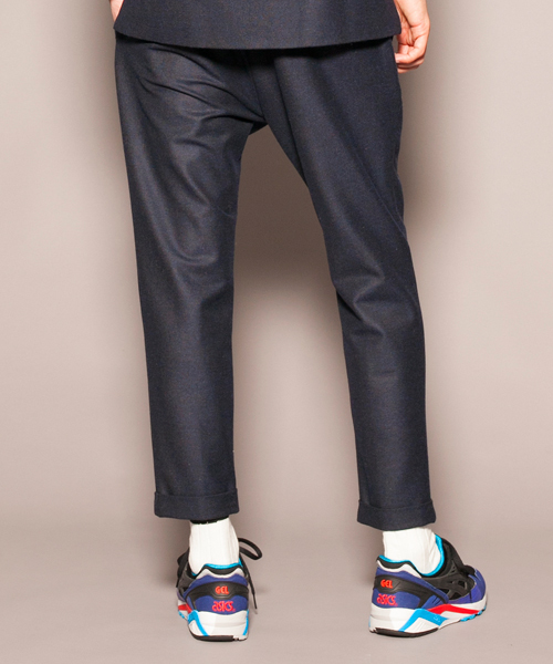 MONKEY TIME（モンキータイム）の「MT ∴ TW/レーヨン ツイル 2P アンクル パンツ ◆（スラックス・メンズ・グレー/ネイビー・X-LARGE/SMALL/MEDIUM/LARGE）」の12枚目の写真