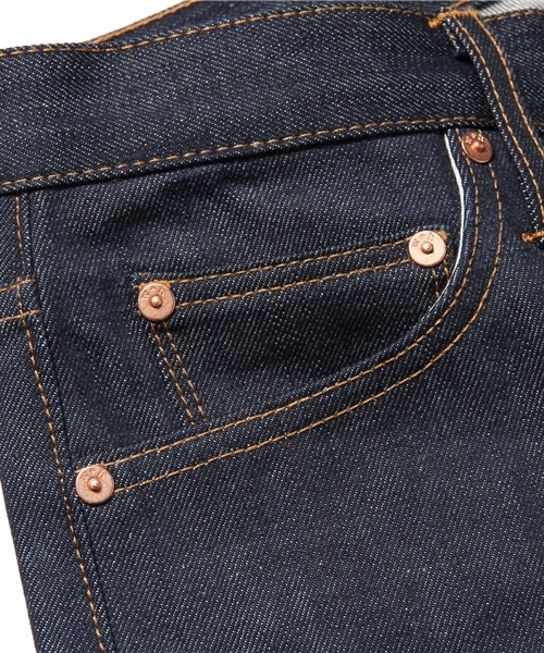 And A（アンドエー）の「slim fit5-pocket jean (WINGS+HORNS)（デニムパンツ・メンズ・インディゴブルー・29/30/28/31/32）」の7枚目の写真