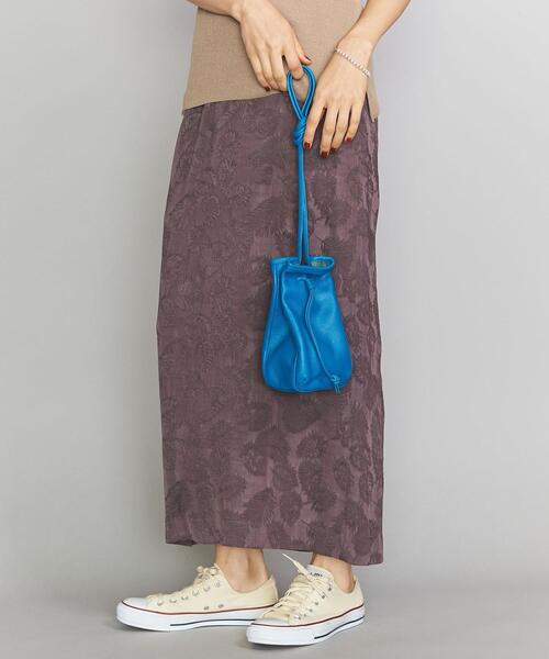 BEAUTY&YOUTH UNITED ARROWS（ビューティーアンドユースユナイテッドアローズ）の「BY レザーミニドロストショルダーバッグ о（ショルダーバッグ・レディース・ブラック/ターコイズブルー/ライトグレー・FREE）」の13枚目の写真