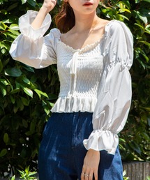 WEGO | WEGO/スクエアネックシャーリングブラウス(シャツ/ブラウス)