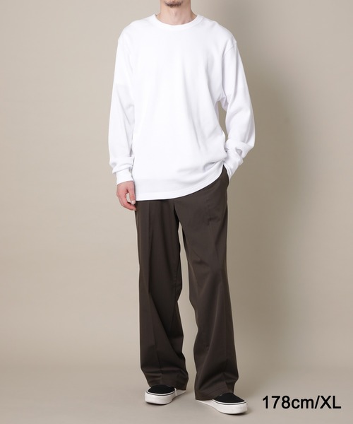 Dickies（ディッキーズ）の「【Dickies別注874 ウエストゴム ワイドイージースラックス（チノパンツ・メンズ・ブラック/カーキ/ネイビー・M/L/XL）」の4枚目の写真