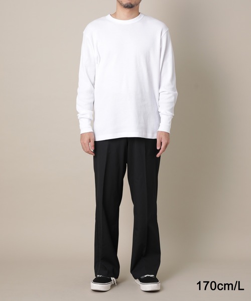 Dickies（ディッキーズ）の「【Dickies別注874 ウエストゴム ワイドイージースラックス（チノパンツ・メンズ・ブラック/カーキ/ネイビー・M/L/XL）」の13枚目の写真