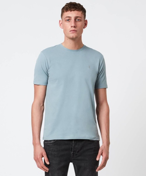 ALLSAINTS(オールセインツ)の「BRACE TONIC CREW T-SHIRT | ブレース トニック クルー Tシャツ(Tシャツ/カットソー・メンズ・ブラウン系その他/ブルー系その他/グリーン系その他/ブルー系その他2・S/M/L/XS)」の3枚目の写真