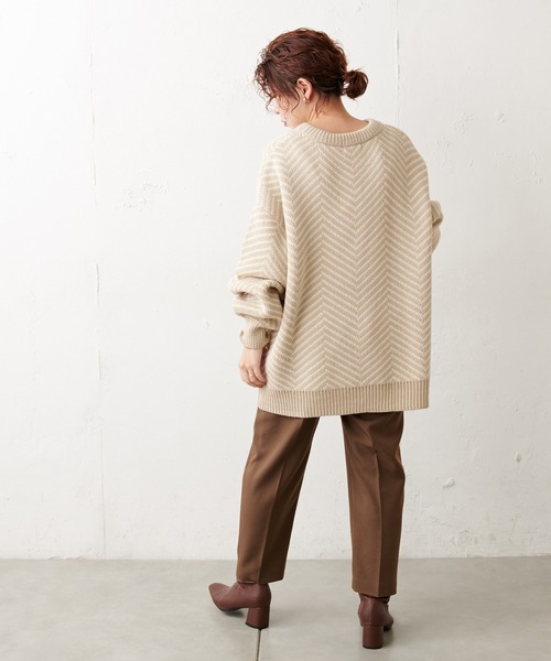 natural couture（ナチュラルクチュール）の「【WEB限定】美シルエット微起毛テーパードパンツ XSサイズ（その他パンツ・レディース・ブラック/ブルー/マスタード/モカ/ライトベージュ/ピンク・X-SMALL）」の9枚目の写真