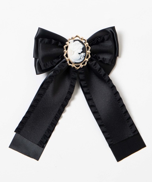 WEGO（ウィゴー）の「WEGO/カメオリボンブローチクリップ（ブローチ  