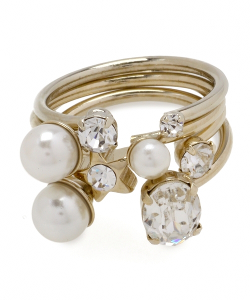 BEAUTY&YOUTH UNITED ARROWS（ビューティーアンドユースユナイテッドアローズ）の「BYSF ビジューキャスケット4セットリング（リング・レディース・その他1/その他2・フリー）」の2枚目の写真