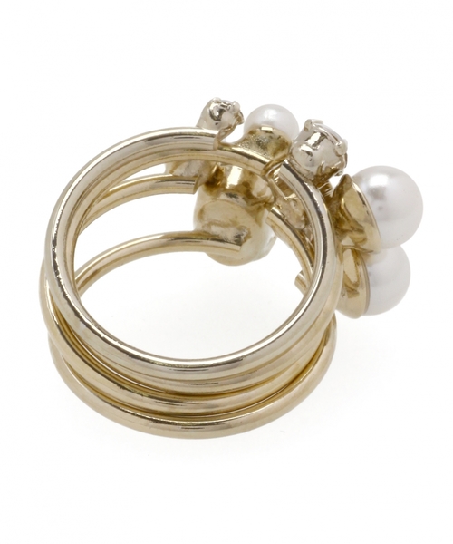 BEAUTY&YOUTH UNITED ARROWS（ビューティーアンドユースユナイテッドアローズ）の「BYSF ビジューキャスケット4セットリング（リング・レディース・その他1/その他2・フリー）」の3枚目の写真