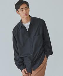 green label relaxing | ＜ 機能 / 伸縮性・洗濯可能 ＞ TW ウォッシャブルトロ ジャストルーズ 長袖 シャツ(シャツ/ブラウス)