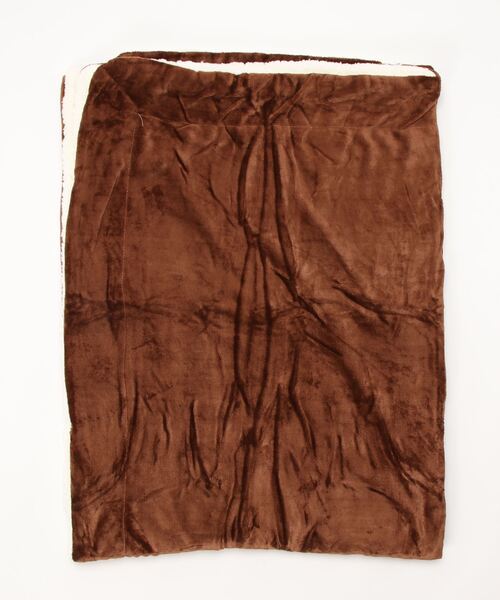 aimoha（アイモハ）の「大判シンプルブランケット (AW)（ブランケット・レディース・パープル/ネイビー/グレー/ピンク/チョコ/キャメル/ダークグレー/ブラウン/イエロー/ライトパープル・FREE/LARGE/SMALL）」の19枚目の写真