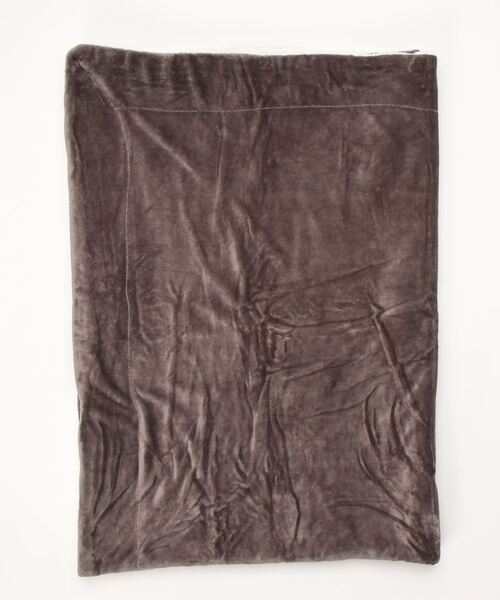 aimoha（アイモハ）の「大判シンプルブランケット (AW)（ブランケット・レディース・パープル/ネイビー/グレー/ピンク/チョコ/キャメル/ダークグレー/ブラウン/イエロー/ライトパープル・FREE/LARGE/SMALL）」の20枚目の写真