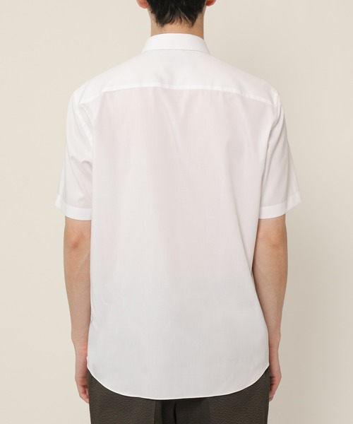 KASHIYAMA（カシヤマ）の「ボタンダウンショートスリーブ　ロイヤルオックス　カジュアルテイルシャツ（シャツ/ブラウス・メンズ・ネイビー/ホワイト・マルチサイズ）」の7枚目の写真