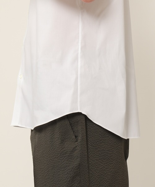 KASHIYAMA（カシヤマ）の「ボタンダウンショートスリーブ　ロイヤルオックス　カジュアルテイルシャツ（シャツ/ブラウス・メンズ・ネイビー/ホワイト・マルチサイズ）」の14枚目の写真