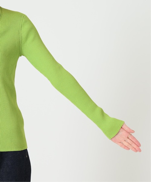 IENA（イエナ）の「3×3リブＶネックカーディガン◆（カーディガン/ボレロ・レディース・ネイビー/ピンク/グリーン/ブルー系その他・FREE）」の14枚目の写真