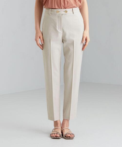 green label relaxing（グリーンレーベルリラクシング）の「◆FFC PE/LI/PU スティック パンツ（その他パンツ・レディース・ネイビー/レッド/モカ/ナチュラル・40/38/36/34）」の13枚目の写真