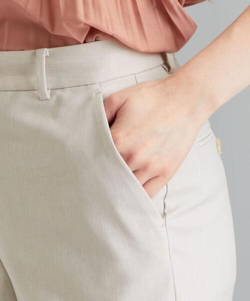 green label relaxing（グリーンレーベルリラクシング）の「◆FFC PE/LI/PU スティック パンツ（その他パンツ・レディース・ネイビー/レッド/モカ/ナチュラル・40/38/36/34）」の11枚目の写真