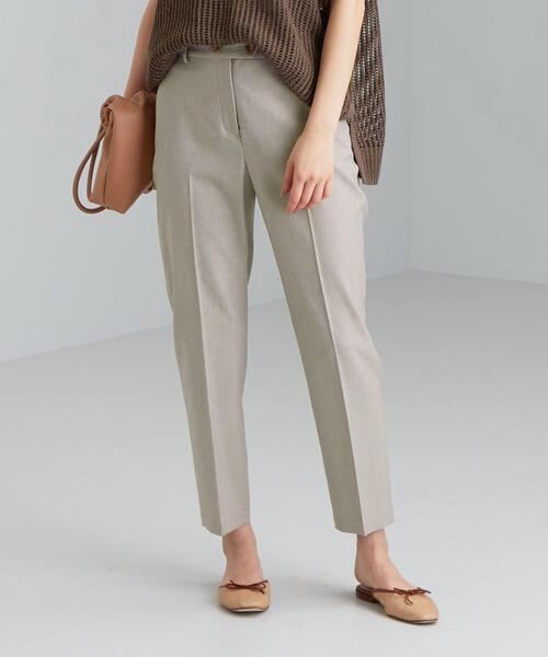 green label relaxing（グリーンレーベルリラクシング）の「◆FFC PE/LI/PU スティック パンツ（その他パンツ・レディース・ネイビー/レッド/モカ/ナチュラル・40/38/36/34）」の12枚目の写真