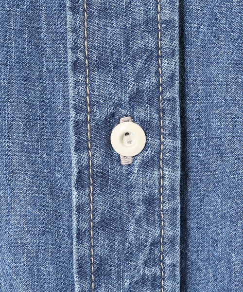 Le シャツワンピース Denim ロングワンピース Iena スローブイエナ のファッション Slobe Denim 洗濯機使用可能 Slobe